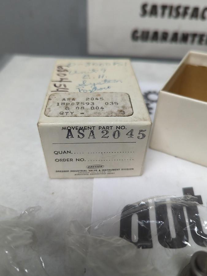 DRESSER,ASA-2045,GAUGE MOVEMENT PART NOS