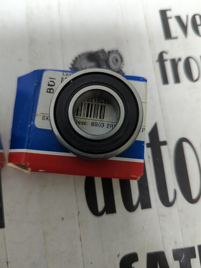 SKF,6003-2RSJEM,DEEP GROOVE BALL BEARING LOT OF 2 NOS