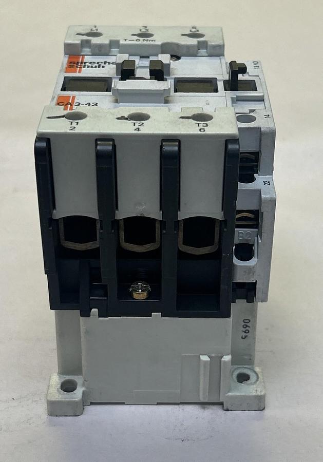 Used SPRECHER + SCHUH,CA3-43-N-11,CONTACTOR 110/120V COIL