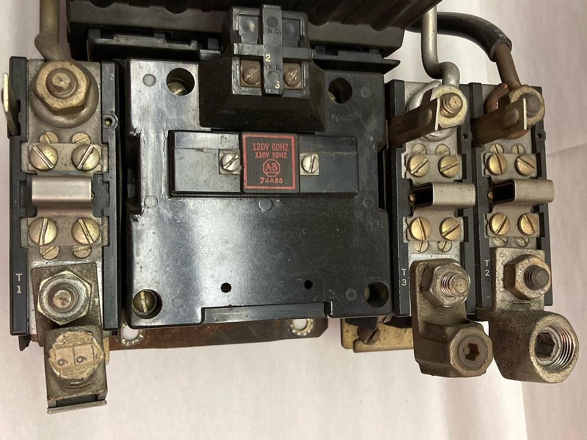 Used Allen-Bradley,709-E0D103,3-Phase Motor Starter Size 4 Ser K