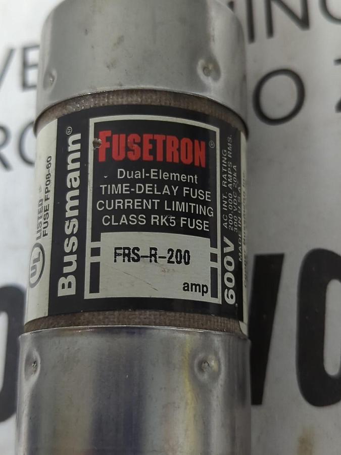 COOPER BUSSMANN,FRS-R-200,FUSETRON 200 AMP FUSE MISSING BOX