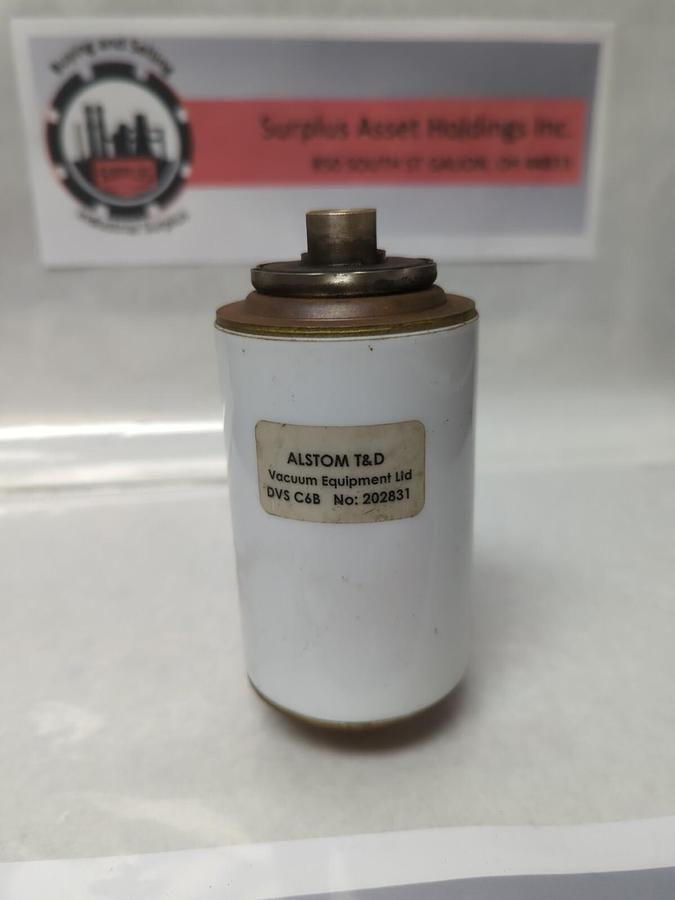 Used ALSTOM T&D,DVS C6B,VACUUM BOTTLE INTERUPTER TUBE PRE-OWNED