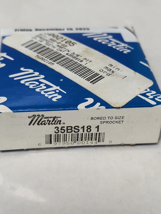 MARTIN,35BS18 1,BORED TO SIZE SPROCKET NOS