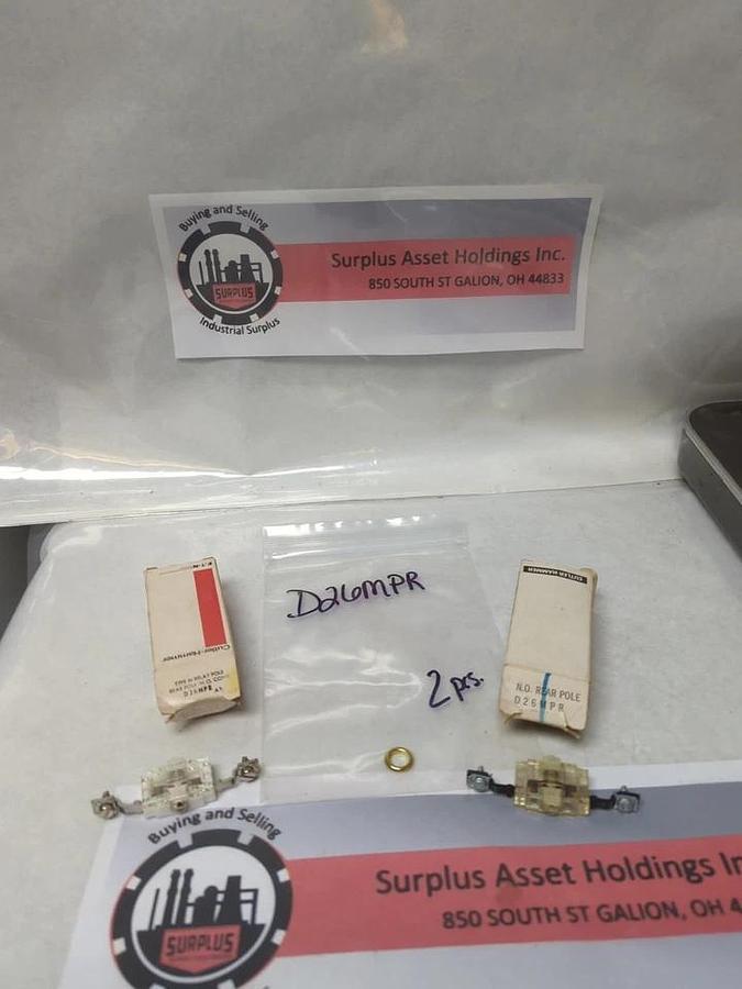 CUTLER-HAMMER,D26MPR,TYPE M RELAY POLES LOT OF 2 NOS