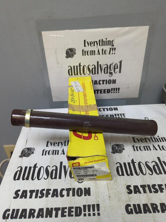 OHMITE,D225K50R,LUG RESISTOR 225 W/50 OHM NOS