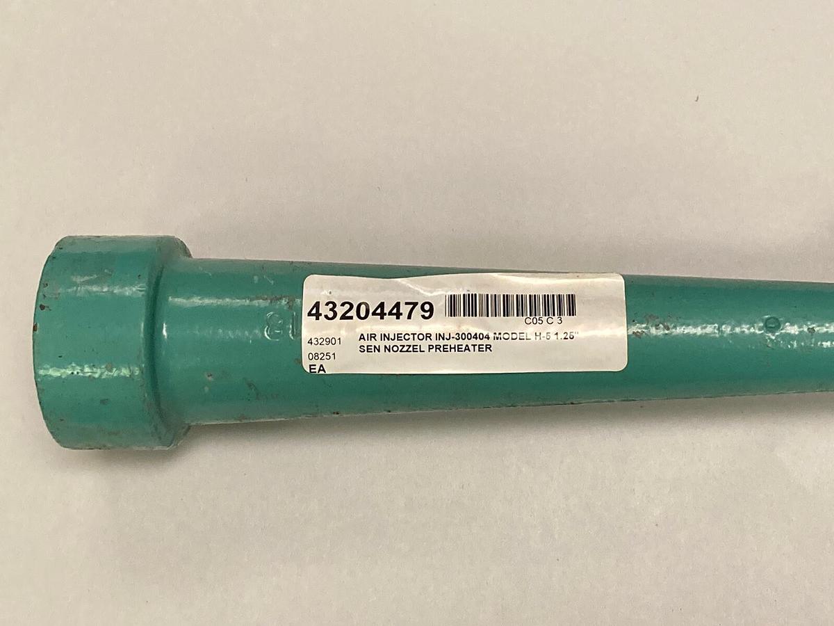 Used Marsh,INJ-3000404 Model H-5,Air Injector 1.25" Nozzel Preheater