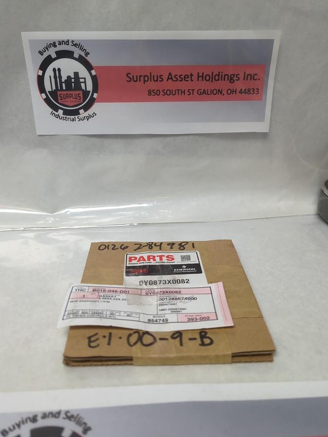 FISHER EMERSON,0Y0873X0082,GRAPHOIL GASKET NOS