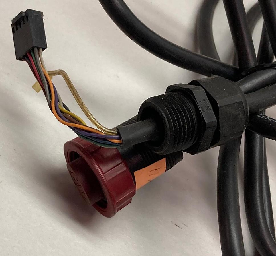 Used STI,42661-0050,Safety Light Curtain Receiver Cable Female