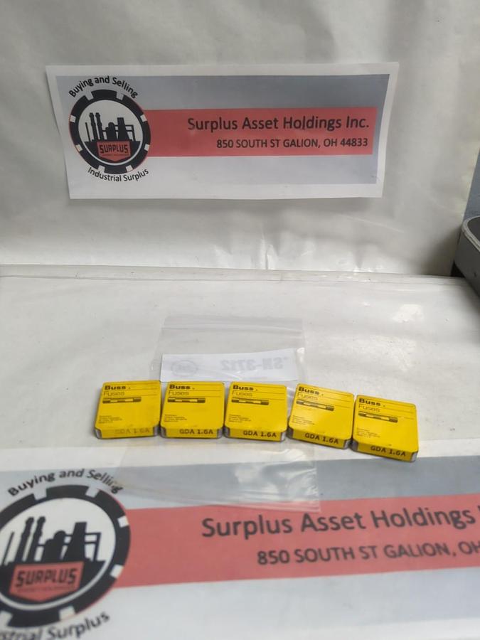 COOPER BUSSMANN,GDA1.6A,FUSE LOT OF 25 PCS NOS