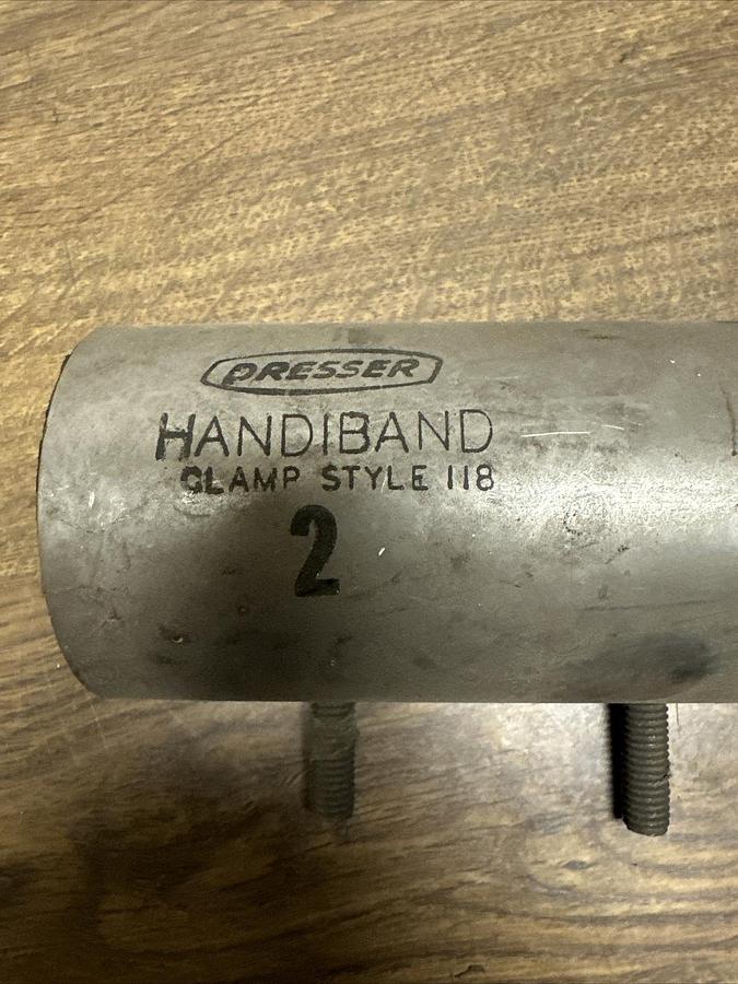 Dresser,E118,2"x6" HandiBand Stainless Steel Repair Clamp