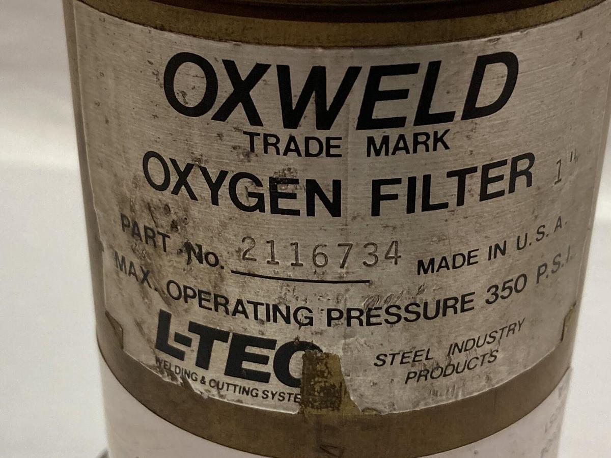 Used Oxweld,2116734,Oxygen Filter
