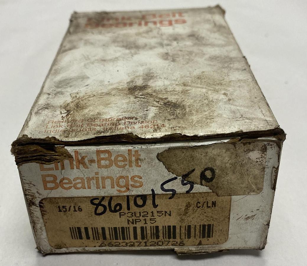 Link Belt,P3U215N,Pillow Block Bearing 15/16 INCH NOS
