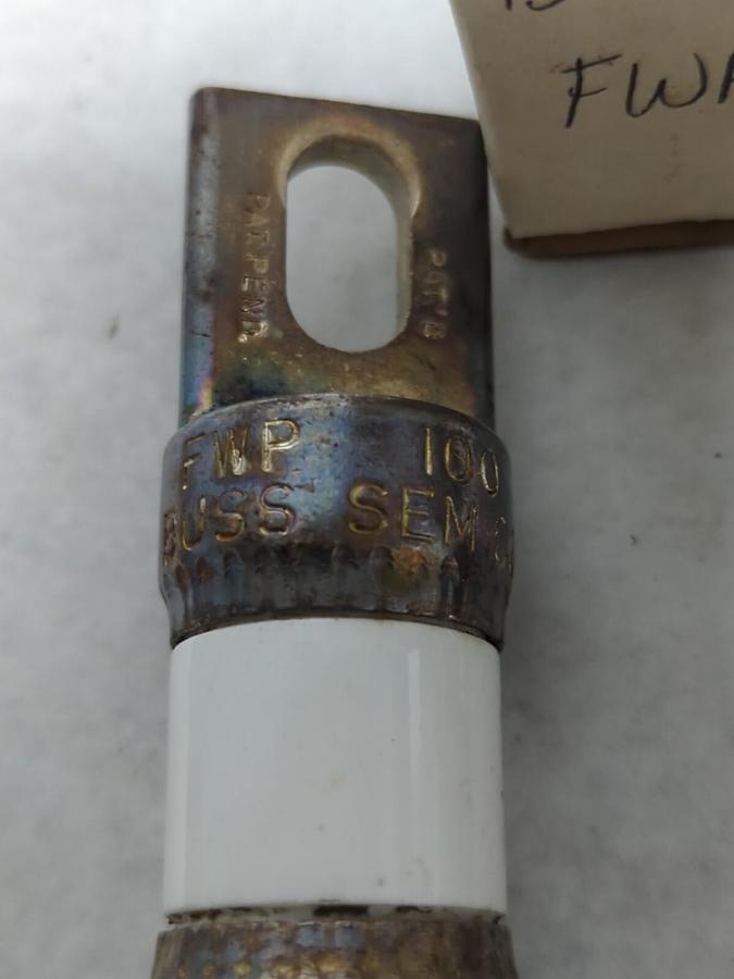 BUSS,FWP-100,SEMICONDUCTOR FUSE 100 AMP LOT OF 2 NOS