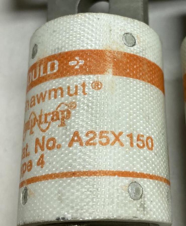 Gould Shawmut,A25X150,Fuse Lot of 5 NOS