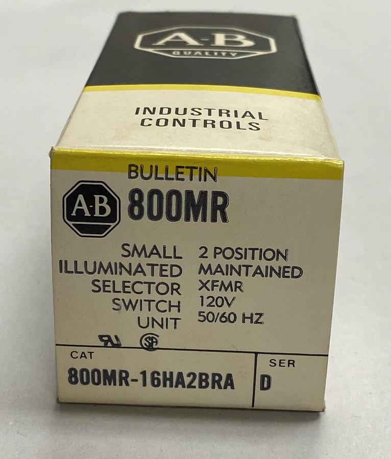 Allen-Bradley,800MR-16HA2BRA,Illuminated Selector Switch NOS