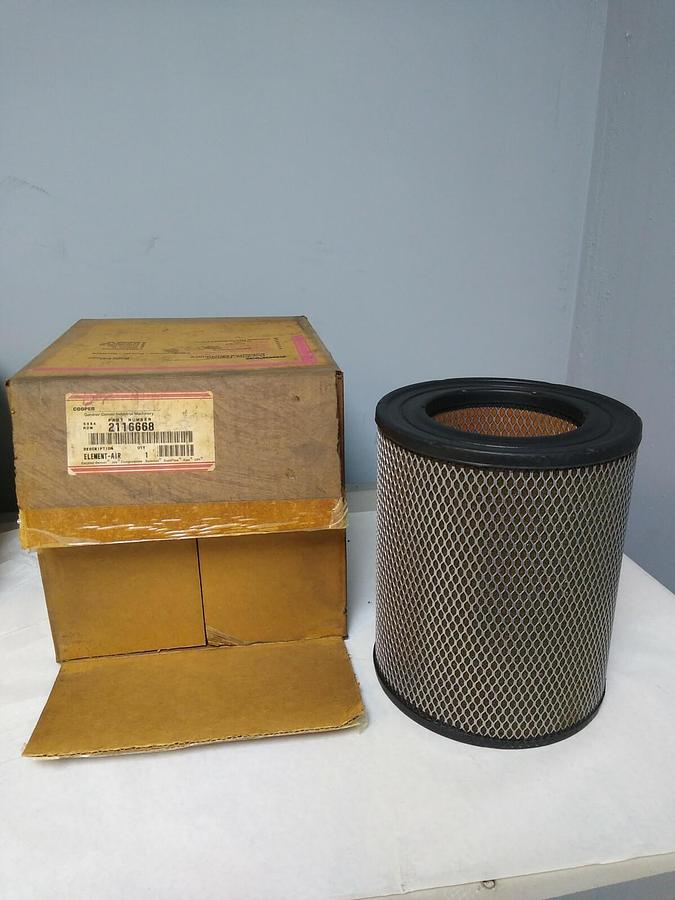 Used Cooper Gardner-Denver,2116668,Air Filter Element  9-1/2IN Long x 8I Diameter NOS