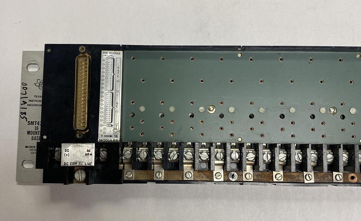 Used Texas Instruments,5MT43B 16,Mounting Base