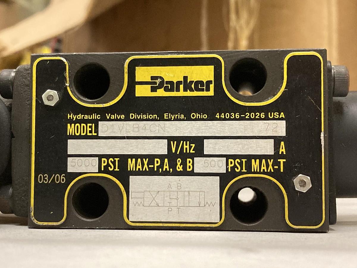 Used Parker,D1VLB4CN,Directional Control Valve