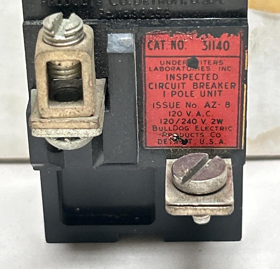 Used PUSHMATIC,31140,CIRCUIT BREAKER 40A 120/240V 1P LOT OF 12