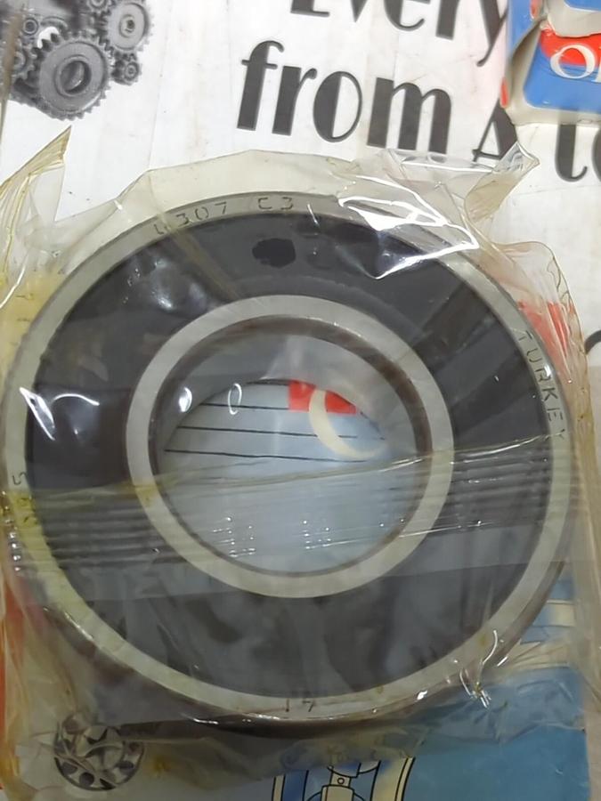 ORS,6307 2RS C3,SEALED DEEP GROOVE BALL BEARING LOT OF 5 NOS