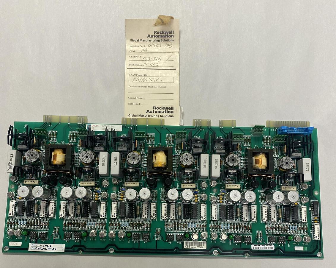 Used ABB,5805133ED9305129 / 503-348,PC CIRCUIT BOARD REFURBISHED