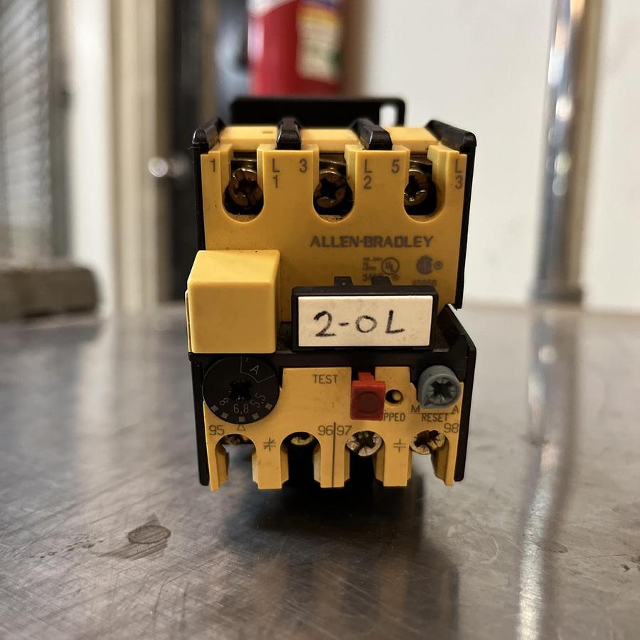 Used ALLEN BRADLEY,193-BSB-80,SER B OVERLOAD RELAY 5.5-8.0A