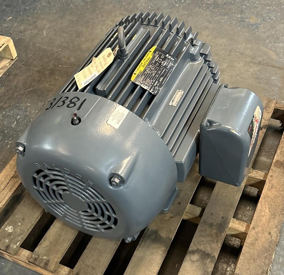 Used BALDOR,EM4114T,SUPER-E MOTOR 50HP 3540RPM 208-230/460V 3PH 326TS FRAME
