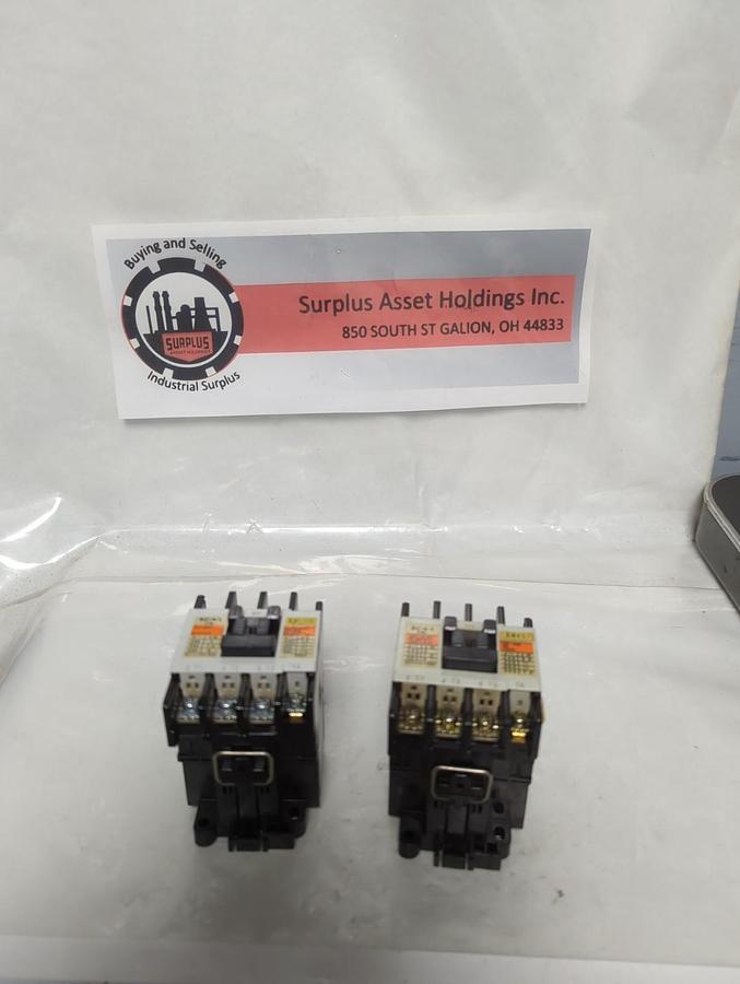 Used FUJI,SC19AA,CONTACTOR 3-POLE SC-4-1 LOT OF 2 PRE-OWNED