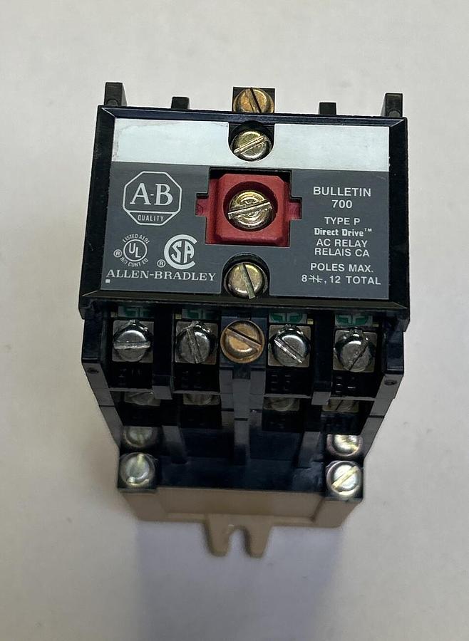 Used ALLEN BRADLEY,700-P800A1,AC RELAY