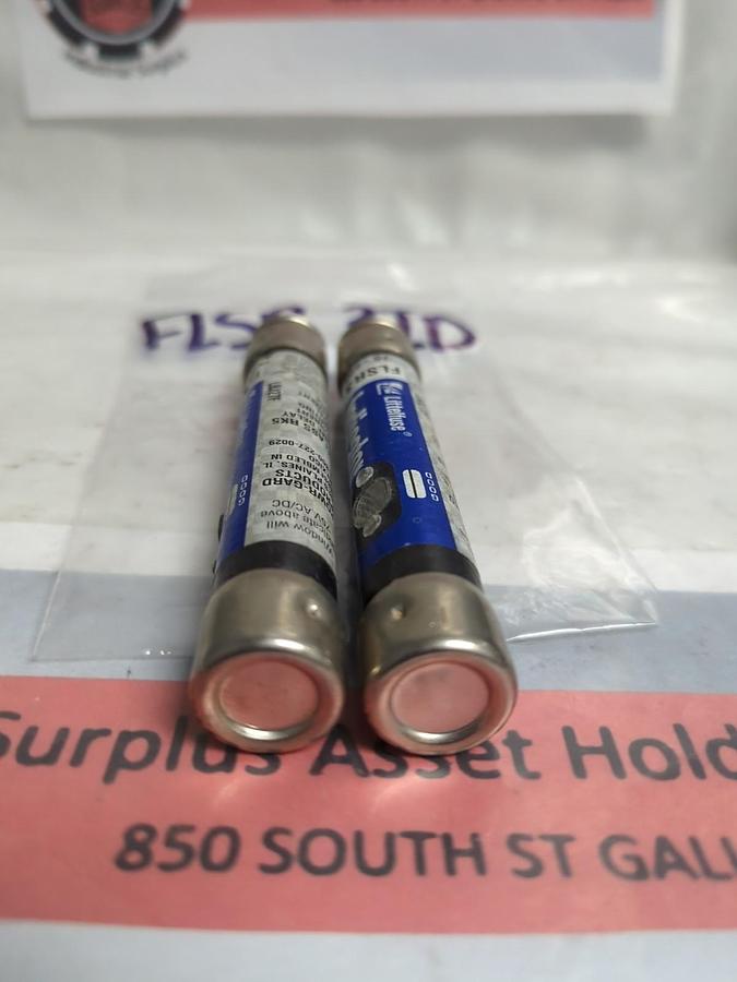 Used LITTELFUSE,FLSR3ID,INDICATOR 3 AMP FUSE LOT OF 2 PRE-OWNED