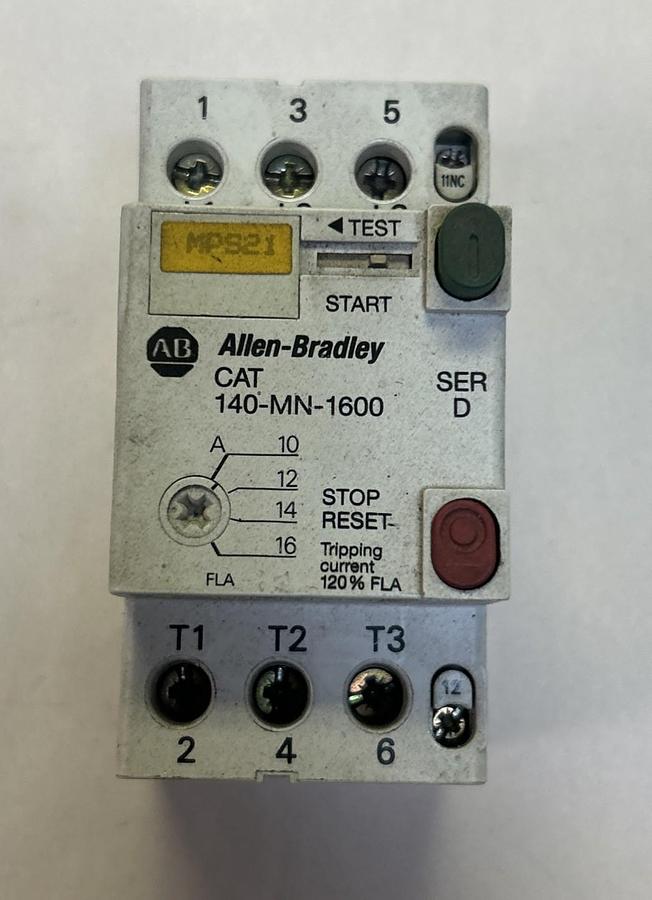 Used ALLEN BRADLEY,140-MN-1600,MOTOR STARTER