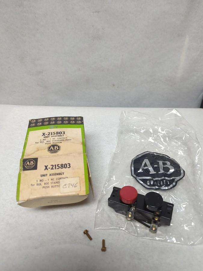 ALLEN-BRADLEY,X-215803,CONTACT BLOCK FOR PUSHBUTTON NOS