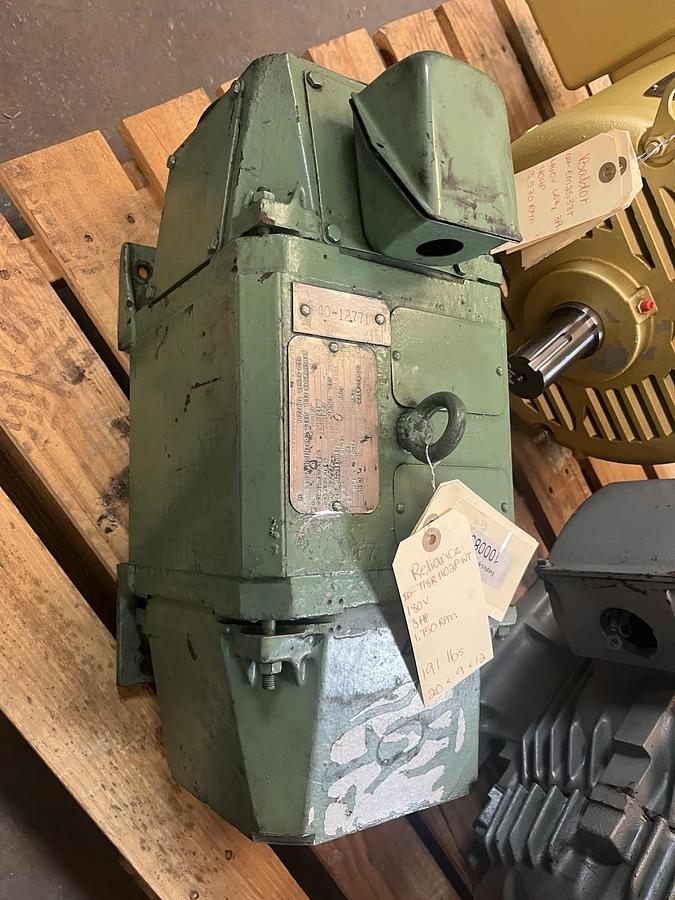 Used RELIANCE,DC1811ATCZ,DC MOTOR 3HP 1750RPM 180VDC