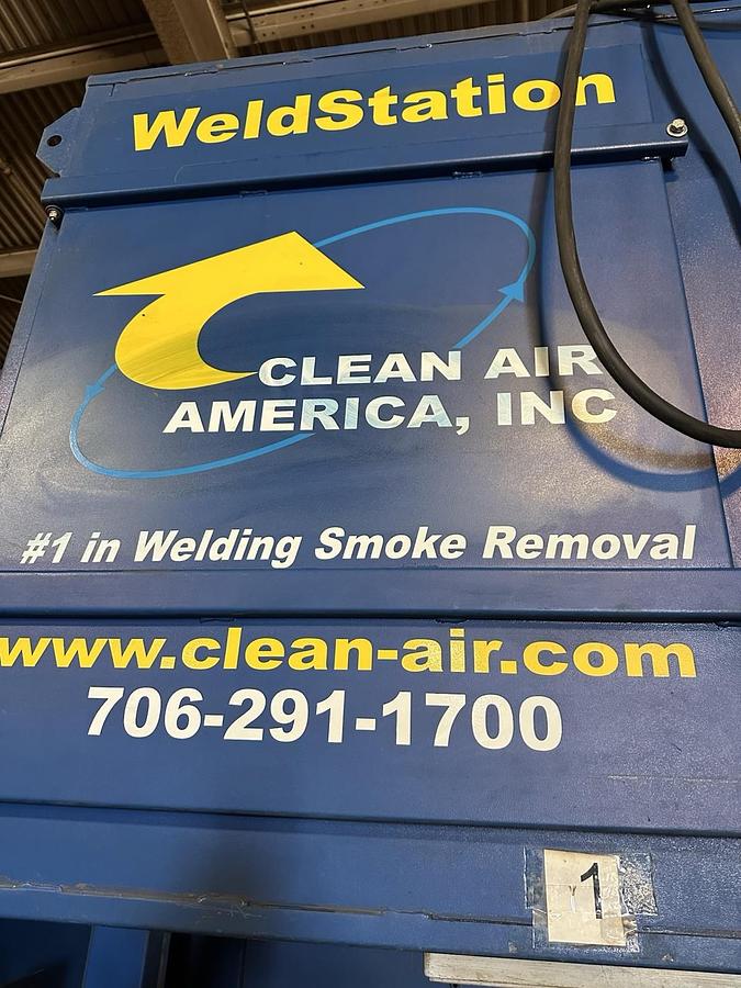 Used Clean Air America,WS5,Weldstation Fume Extractor