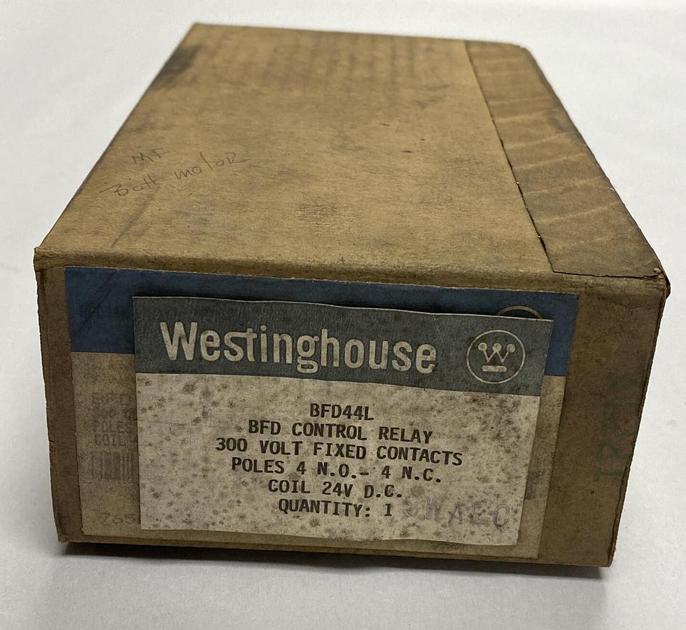 Westinghouse,BFD44L,Control Relay NOS
