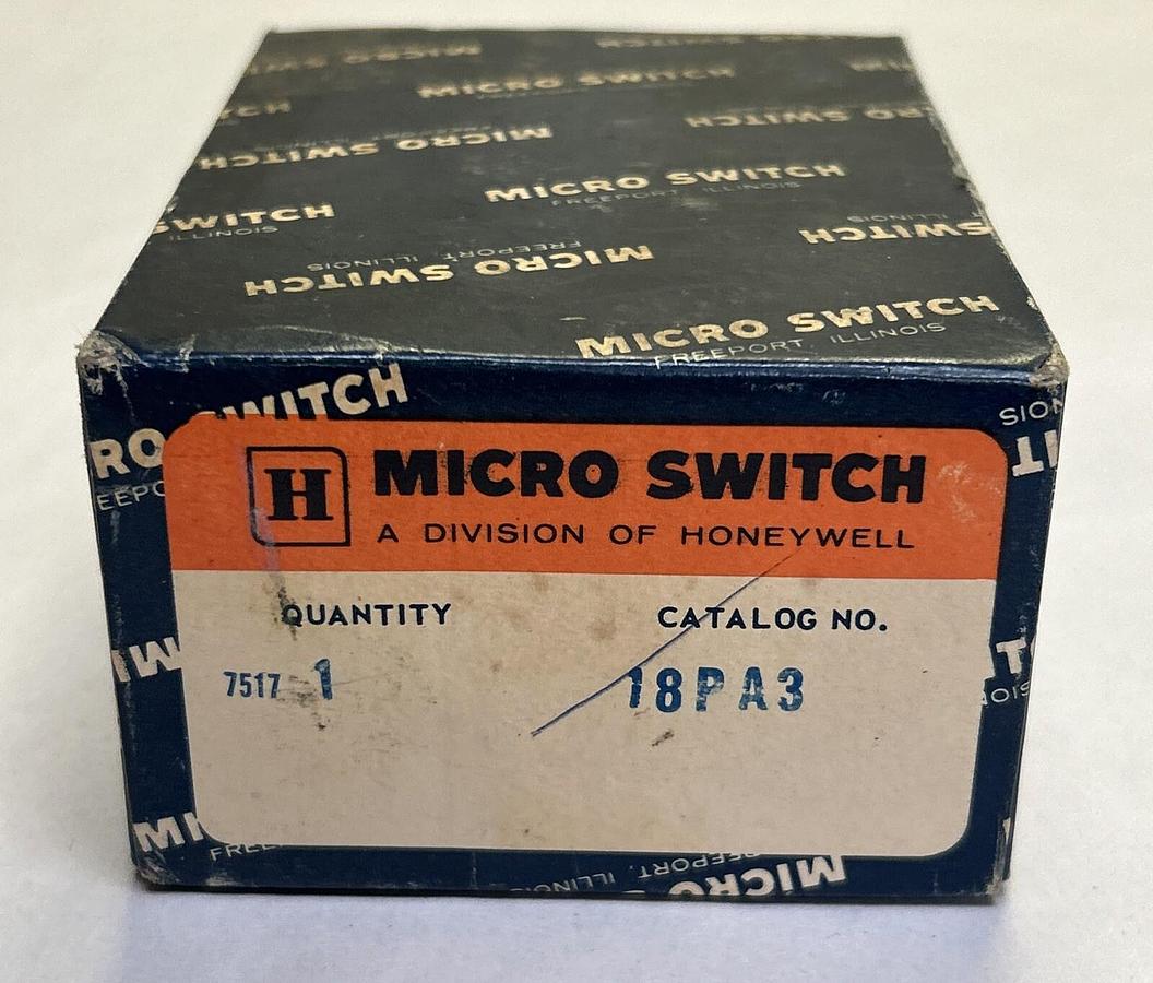 HONEYWELL MICROSWITCH,18PA3,TERMINAL BLOCK NOS