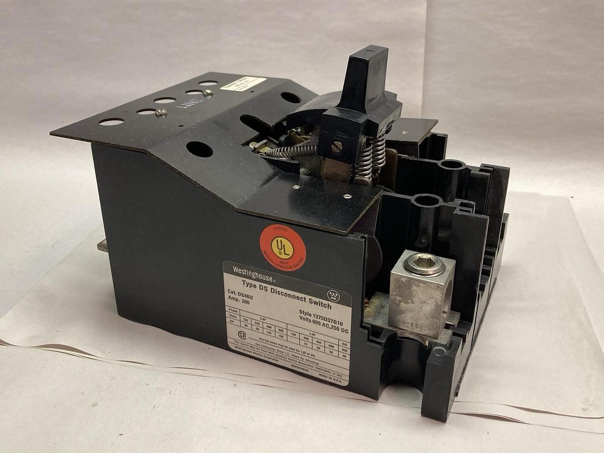 Westinghouse,DS46U,Type DS Disconnect Switch 200A 600Vac 30-150Hp