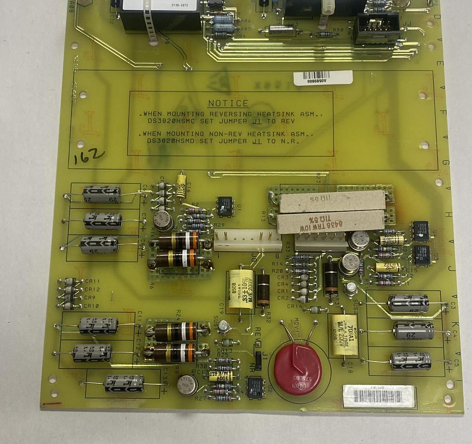 Used GENERAL ELECTRIC,DS3800NEPB1F1E,POWER EXCITATION BOARD REFURBISHED