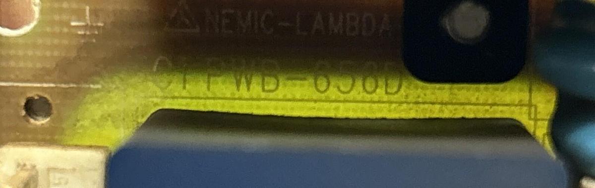 Used NEMIC LAMBDA,C1PWB-656D,POWER SUPPLY BOARD