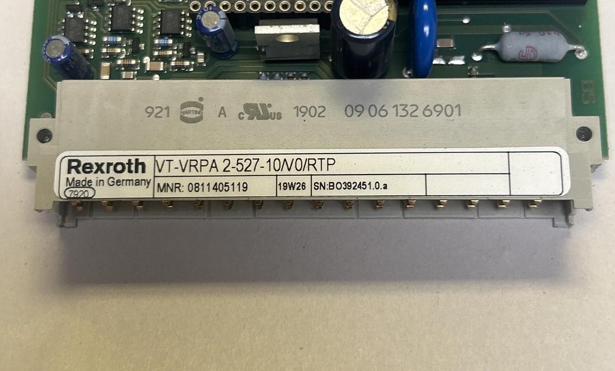 Used BOSCH REXROTH,VT-VRPA2-527-10/V0/RTP,ANALOG AMPLIFIER