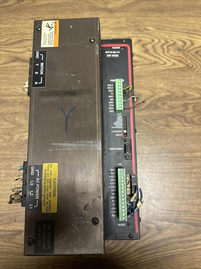 Used Custom Servo Motors,MPA-09-460-112,Servo Amplifier