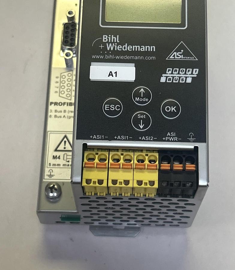 Used BIHL & WIEDEMANN,BWU1777,PROFIBIS GATEWAY