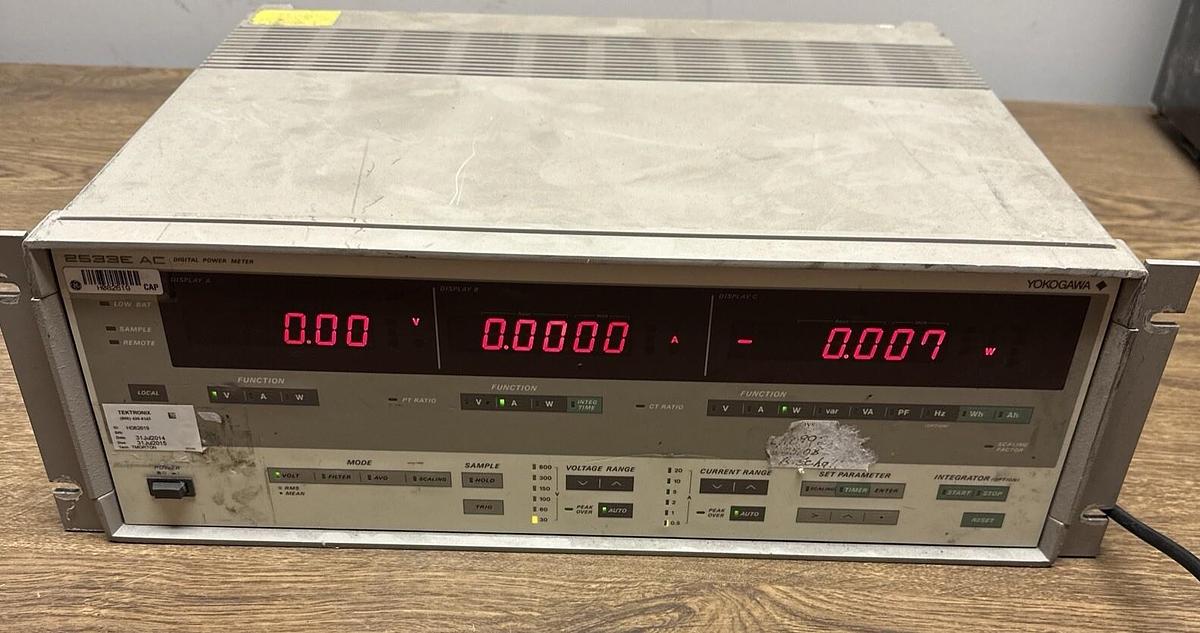 Used Yokogawa,2533E AC,Power Meter