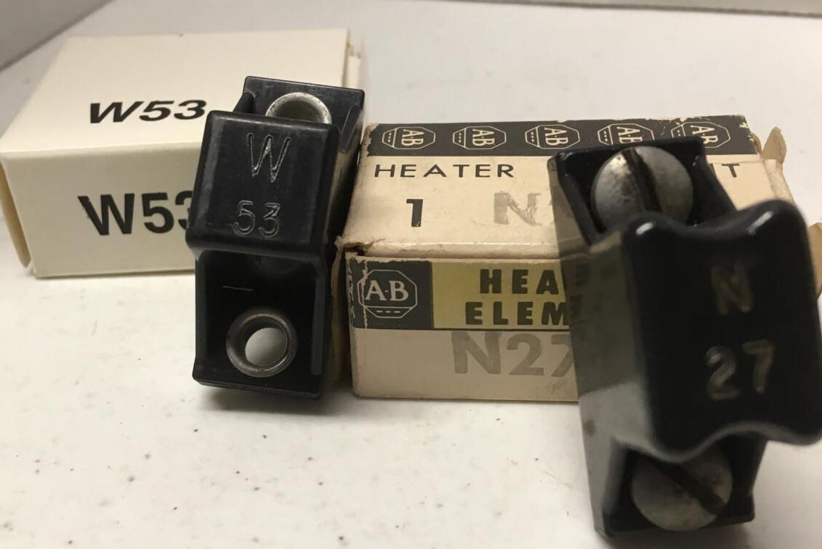 Allen-Bradley,W34 B37 W53 N27 N20,HEATER ELEMENTS LOT OF 10