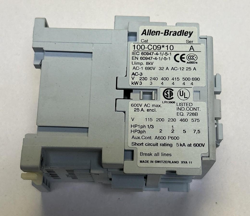 Used ALLEN BRADLEY,100-C09*10,CONTACTOR