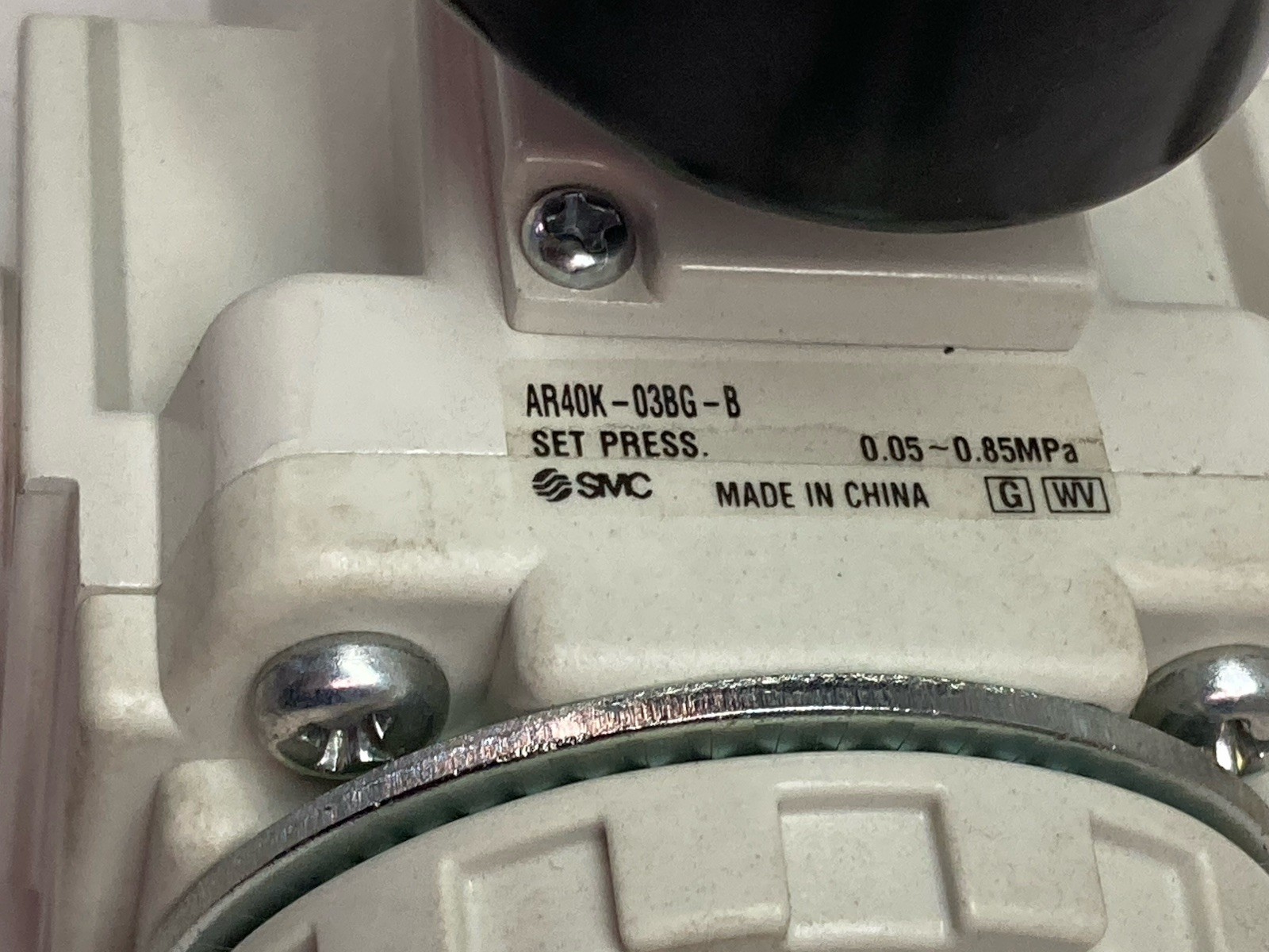Used SMC,AR40K-038G-B,Regulator 0.05~0.85MPa 0-1MPa
