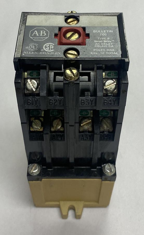 Used Allen-Bradley,700-P600A1,Ser B AC Relay