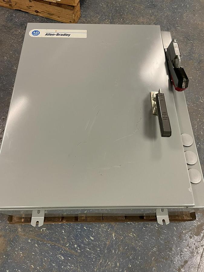 ALLEN BRADLEY,SIZE 1,FUSED COMBINATION STARTER DISCONNECT 1OHP COIL 460V-480V