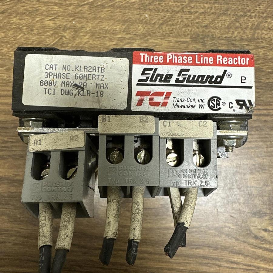Used TCI,KLR2ATB,Three Phase Line Reactor