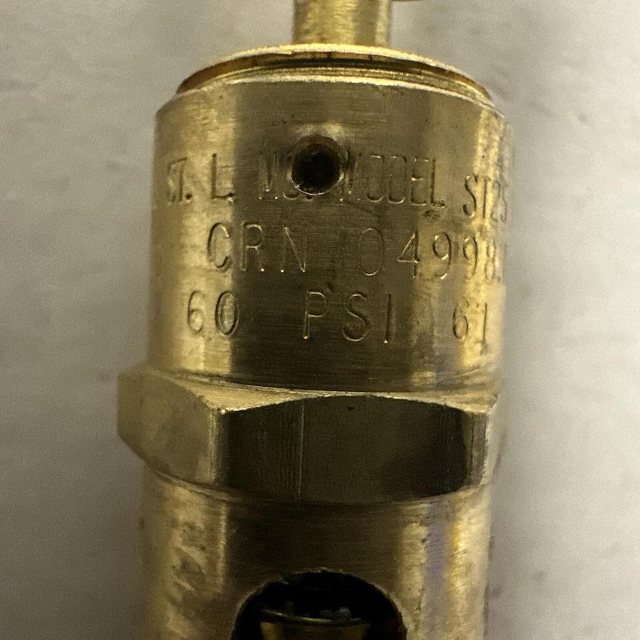 Control Devices,5A707,Relief Valve 1/4" Inlet 60 p.s.i. LOT of 4